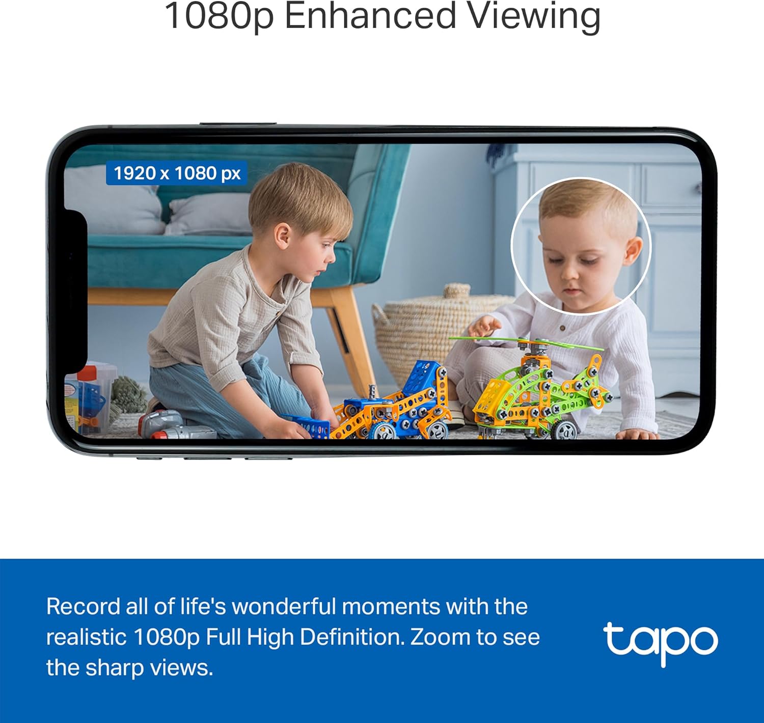 Tapo 1080P Indoor Security Camera for Baby Monitor, Pet Camera w/Motion Detection, 2-Way Audio, Night Vision, Cloud & SD Card Storage, Works w/Alexa & Google Home, Plug-in, C101
