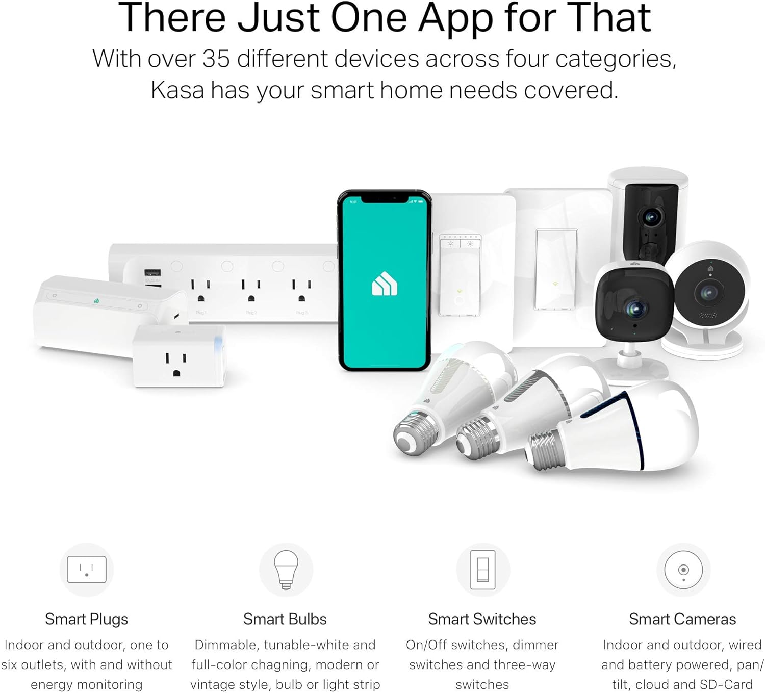 Kasa Smart Plug Power Strip KP303, Surge Protector with 3 Individually Controlled Smart Outlets and 2 USB Ports, Works with Alexa & Google Home, No Hub Required , White