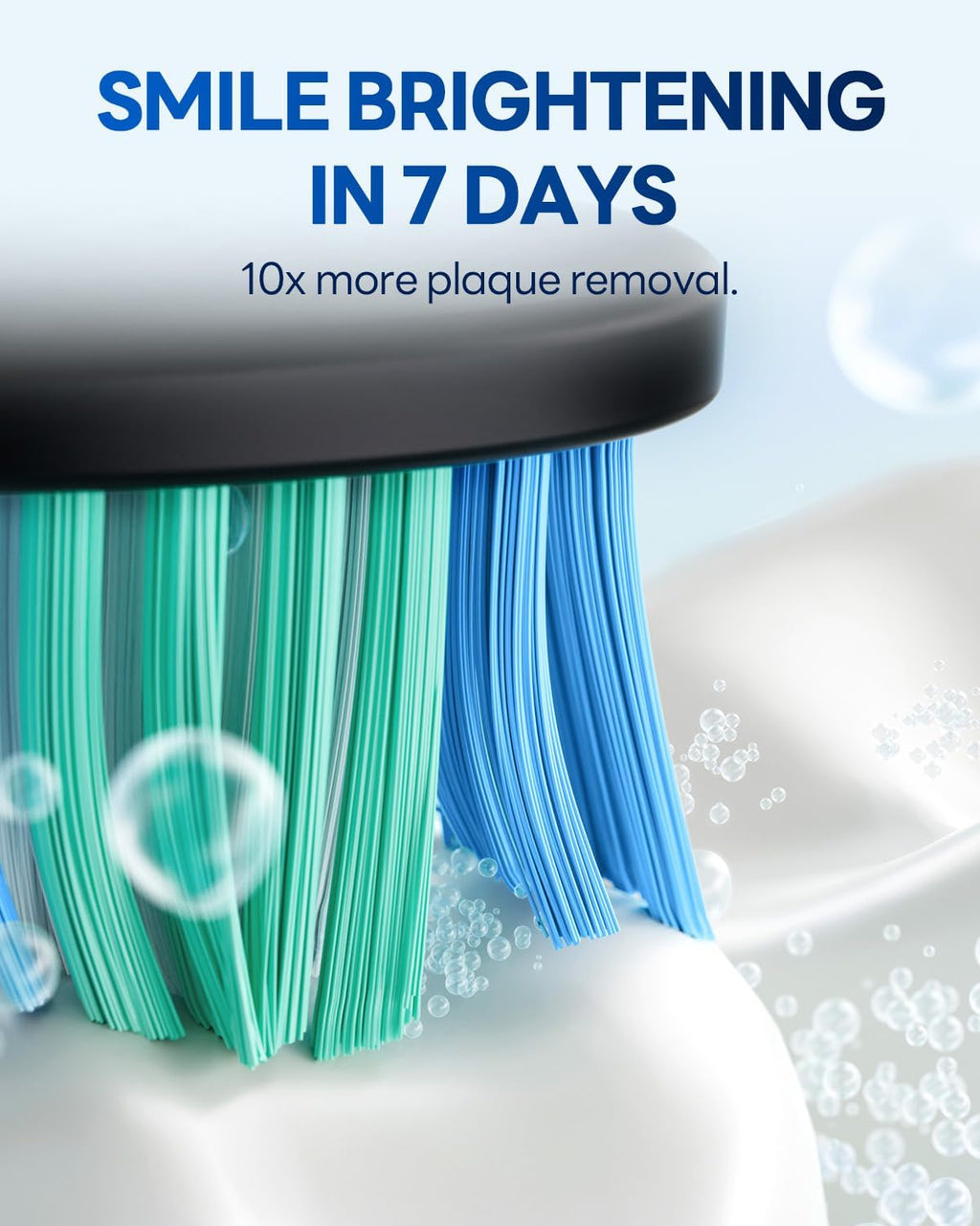 Bymore Electric Toothbrush for Adults, Sonic Rechargeable Toothbrush with 8 Brush Heads, 330-Day Battery, 5 Cleaning Modes & 2-Min Timer, Travel-Friendly Ultra Clean Design – Black