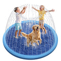 Raxurt Non-Slip Splash Pad for Kids and Dog, 67'' Splash Pad Thicken 0.58mm for Kids Ages 4-8 Toddler Baby Splash Sprinkler Pad Dog Pool Summer Outdoor Water Toys for Boys Girls