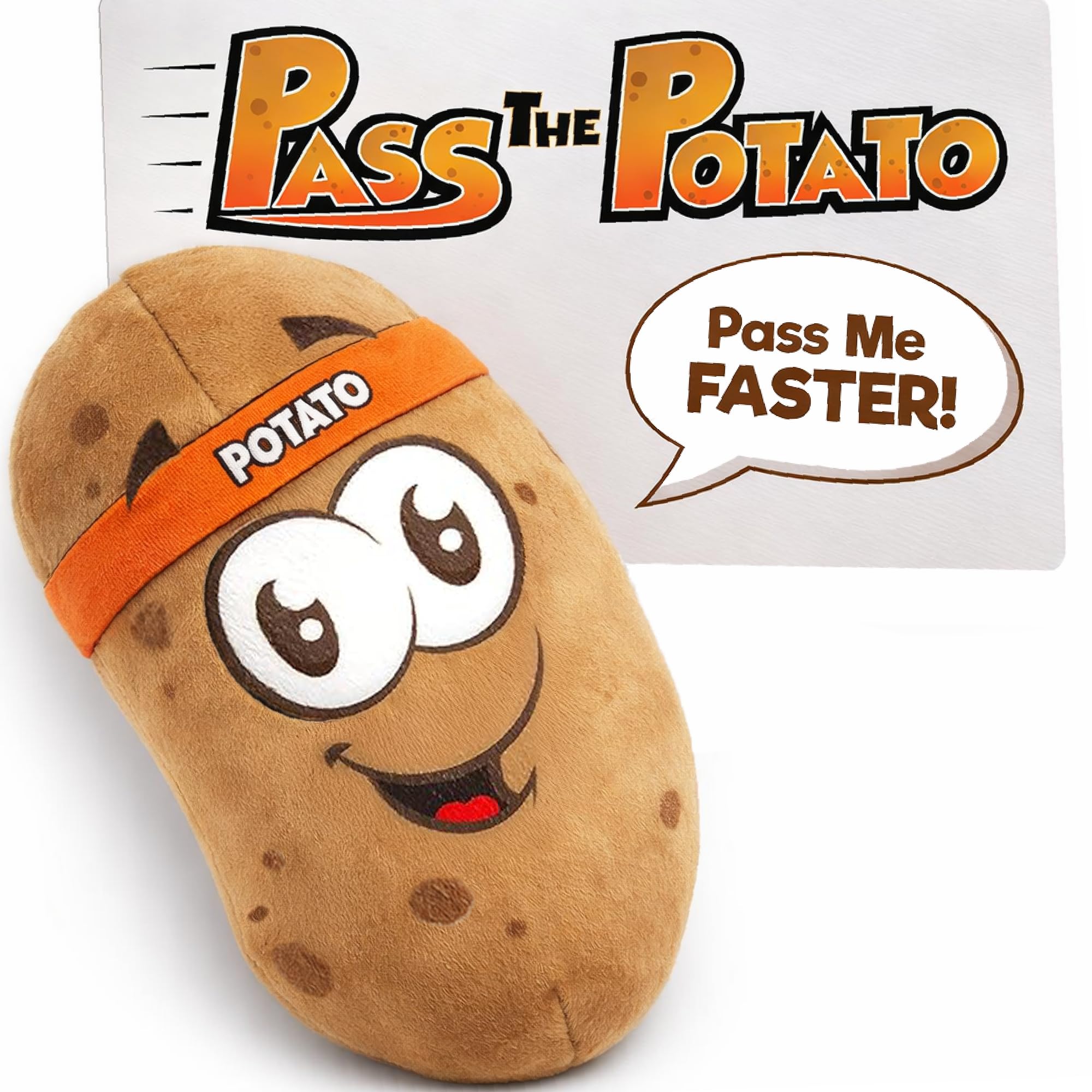 Move2Play, Pass The Potato | Hilariously Wild & Fun Kids Game | Easter Gift for Kids | Easter Basket Stuffer | Indoor/Outdoor Toy for Toddlers & Kids Ages 3-8+ | Summer & Camping Fun