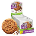 Lenny & Larry's Complete Protein Cookie, [Oatmeal Raisin], Chewy Soft Baked, 16g Plant Protein, Vegan, Non-GMO, High Fiber, [4 Ounce] Cookie (Pack of 12)