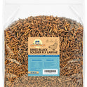 WormsFarm 5LB Dried Black Soldier Fly Larvae Treat for Chicken More Calcium Than Mealworms,for Laying Hen,Wild Birds (5 Pound)