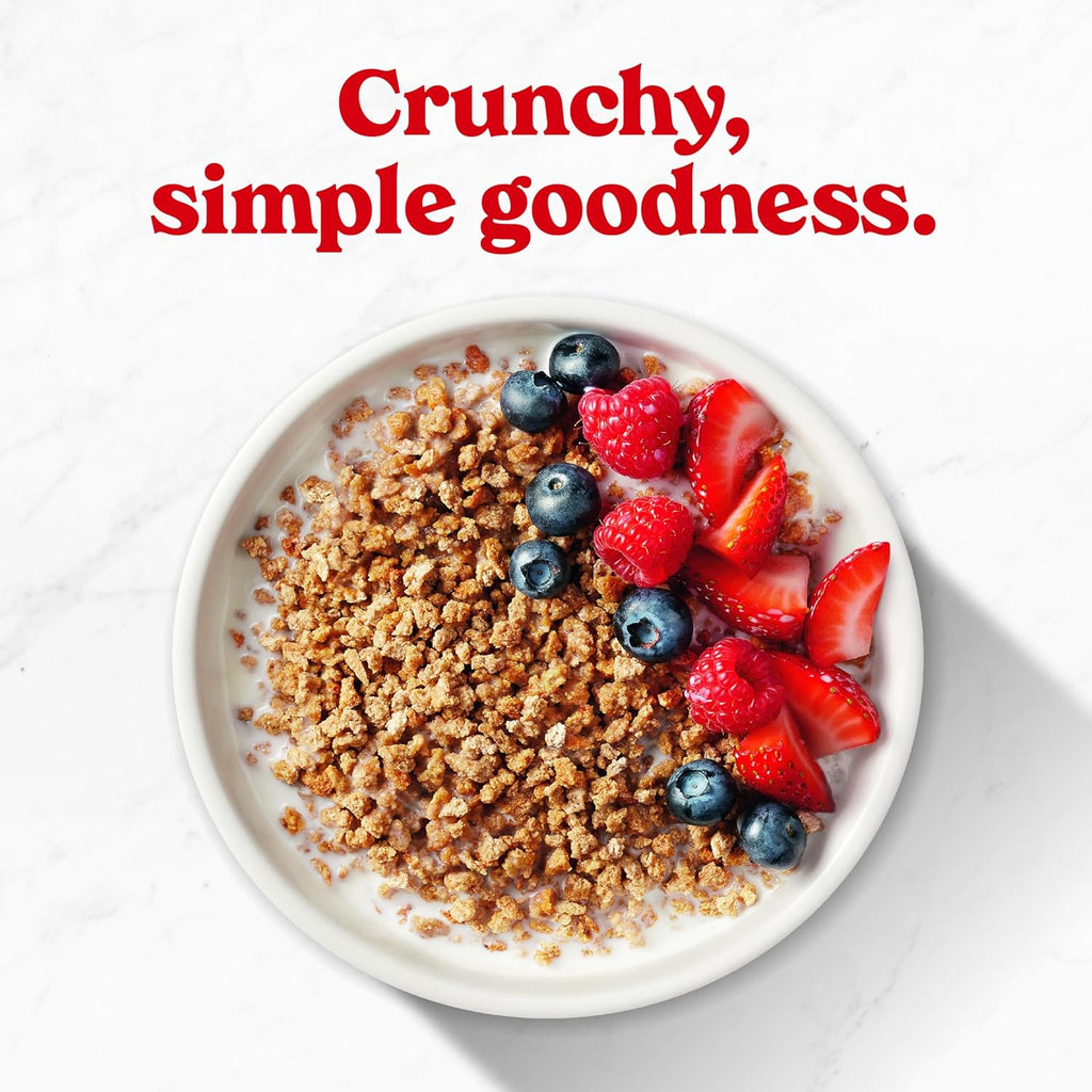 Grape-Nuts Original Cereal, Crunchy Whole Grain Wheat and Barley, Non-GMO, 20.5 oz Box