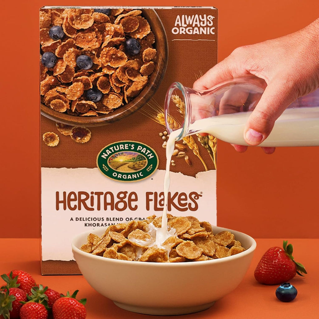 Nature's Path Organic Heritage Flakes® Cereal, 13.25 oz (Pack of 1), Non-GMO
