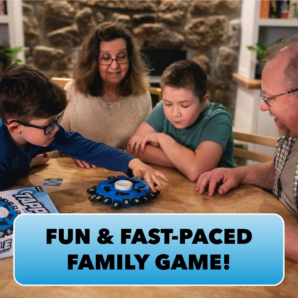 USAOPOLY The Original TAPPLE, The Fast-Paced Family Board Game,Choose a Category & Race Against The Timer to be The Last Player,Learning Word Game for Ages 8 & Up, 2-8 Players, 15-20 Minute Play Time