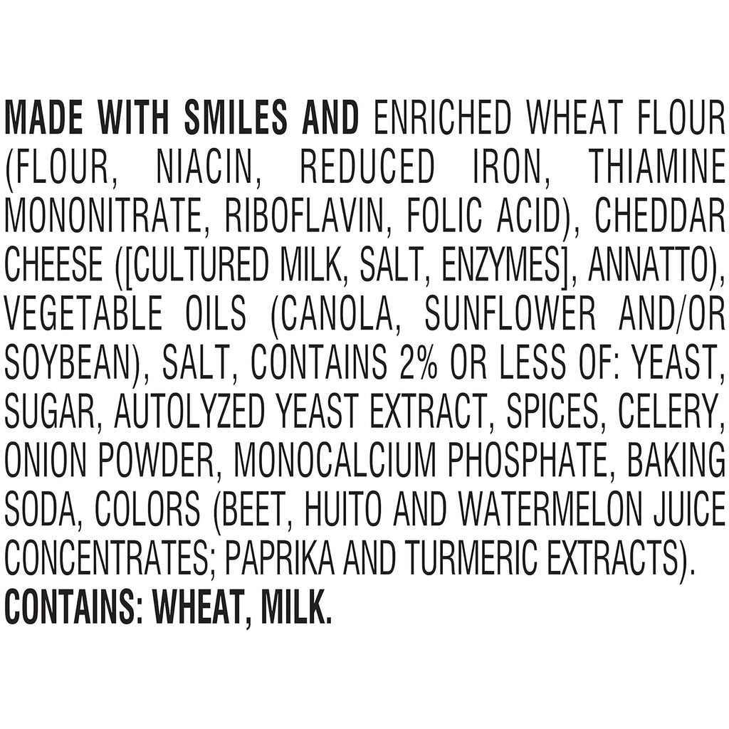 Goldfish Colors Cheddar Crackers, Snack Pack, 0.9 oz, 9 CT Multi-Pack Tray