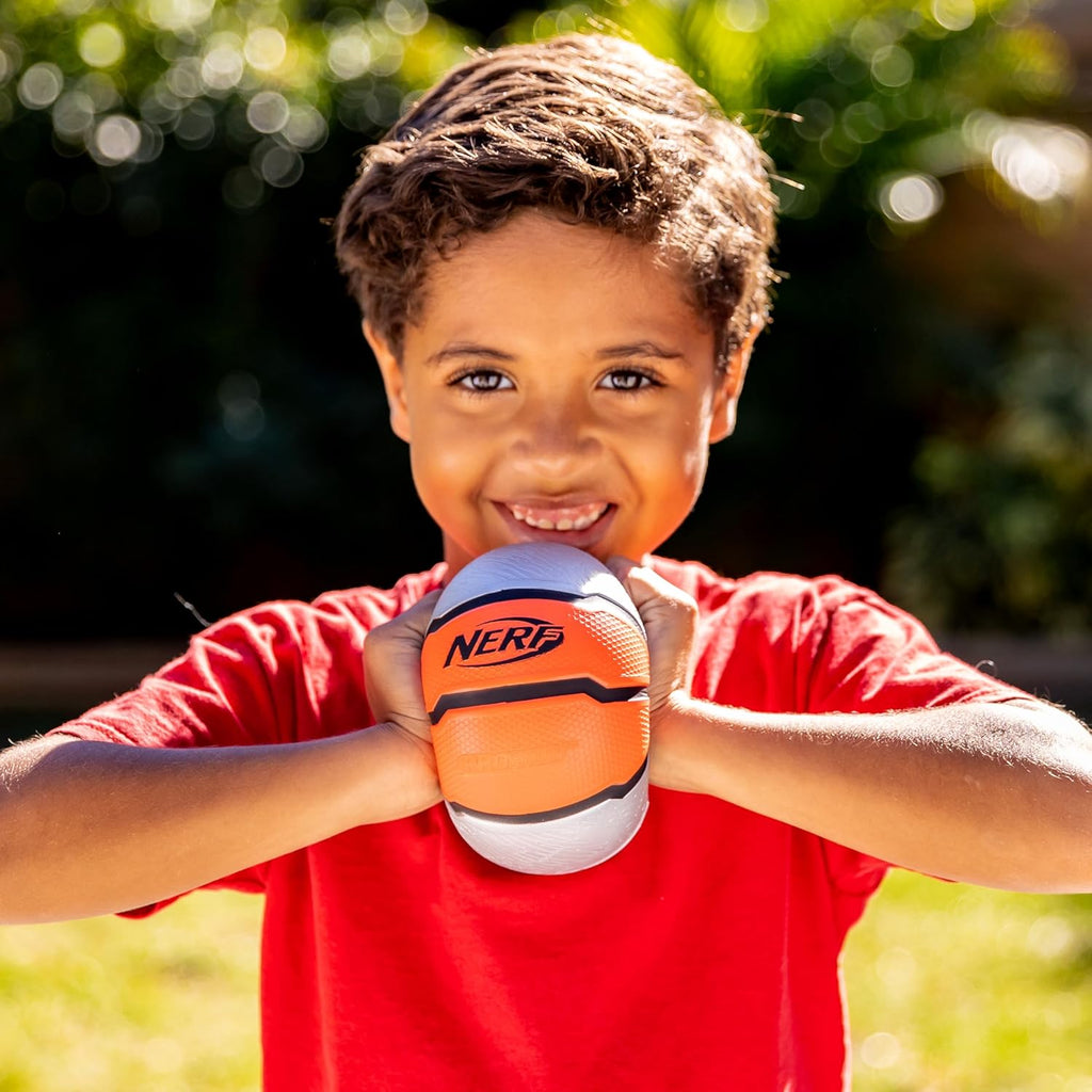 Nerf Mini Foam Sports Ball Set - Foam Football, Soccer Ball + Basketball Set Soft Foam Sports Set for Kids