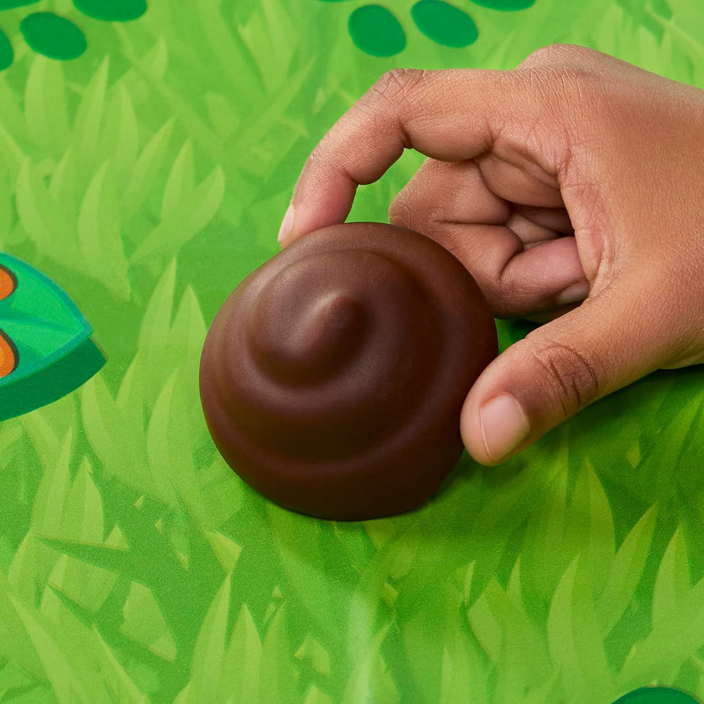 Hasbro Gaming Don't Step in It! Preschool Game I Blindfolded, Poop Party Game | Spinner with 8 Fun Animal Moves | Ages 4+| 1+ Players I Funny Kids Board Games