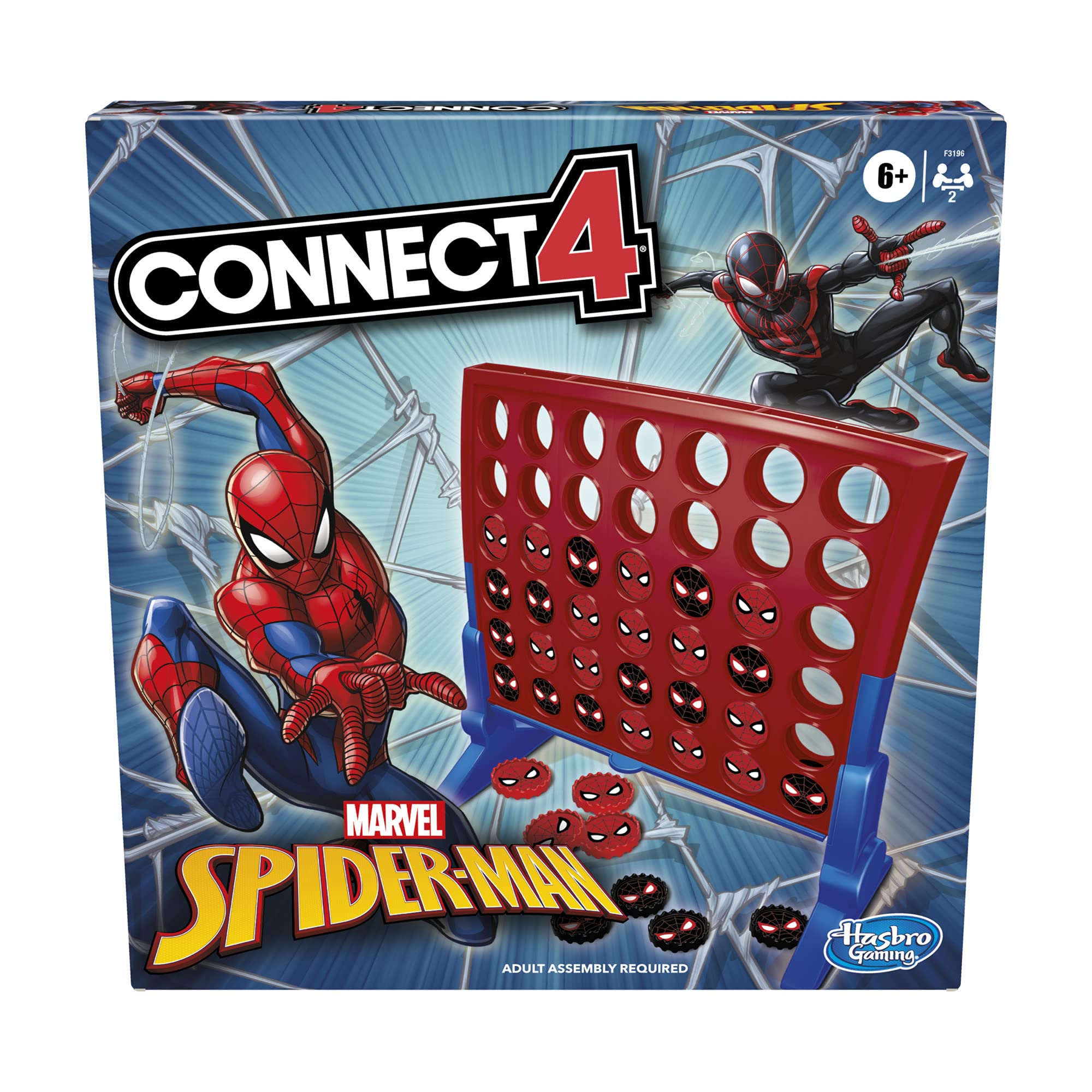 Hasbro Gaming Connect 4 Marvel Spider-Man Edition, Strategy Board Game for 2 Players, Ages 6 and Up ( Exclusive)
