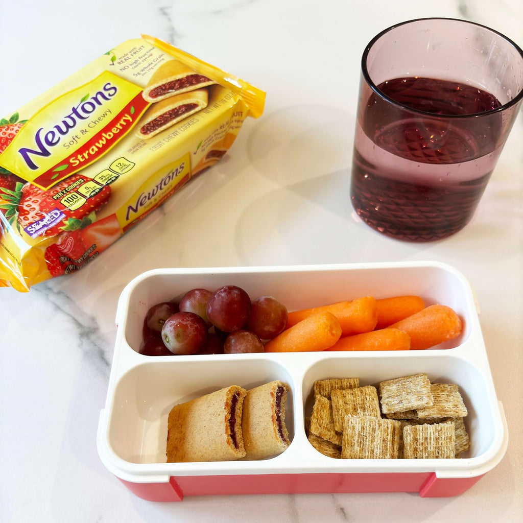 Newtons Soft & Fruit Chewy Fig & Strawberry Cookies Variety Pack, (Fig Bars, Strawberry Bars), 4 Packs