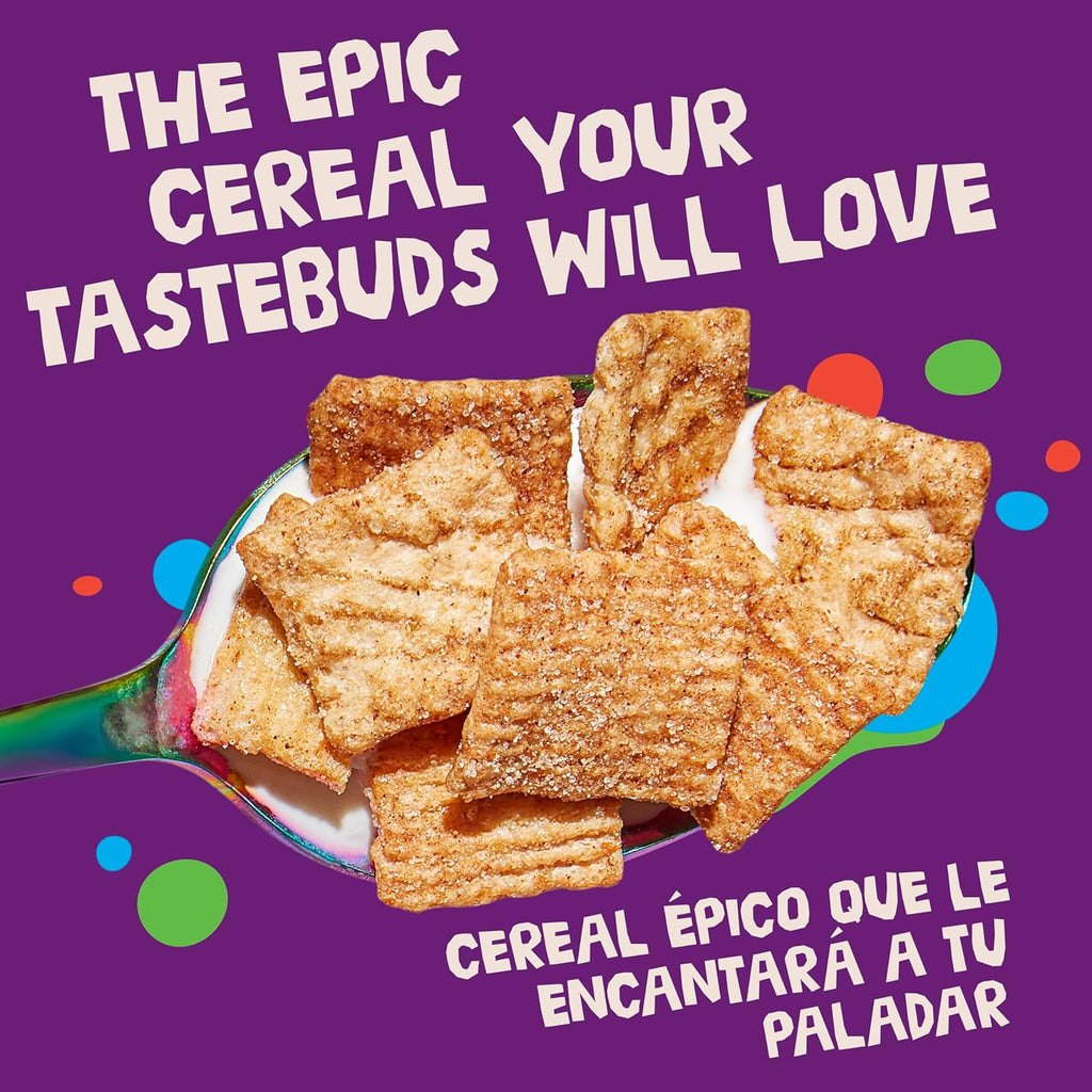 Cinnamon Toast Crunch Breakfast Cereal, Crispy Cinnamon Cereal, Family Size, 18.8 oz