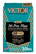 VICTOR Super Premium Dog Food – Hi-Pro Plus Dry Kibble – High Protein Dog Food with 30% Protein – Beef, Chicken, Pork, Fish Meals, Gluten Free - for High Energy and Active Dogs & Puppies, 30lbs