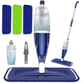 Microfiber Spray Mops for Floors Cleaning: Wet Dry Mop Hardwood Floor Mops | 3 Washable Reusable Pads for Swiffer Powermop, Flat Mop with Sprayer Microfiber Dust Mop, for Tile Wood Laminate Vinyl Marble