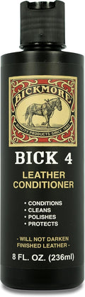 Bickmore Bick 4 Leather Conditioner - Best Since 1882 - Cleaner & Conditioner - Restore Polish & Protect All Smooth Finished Leathers