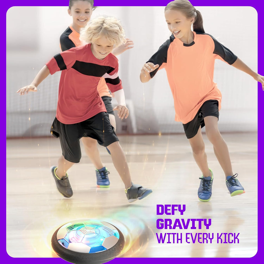 Ninja Blast Hover Soccer Light-Up Ball, Indoor Toy Games Gifts for Birthday, Kids, Boys for Age - 3 Years and up