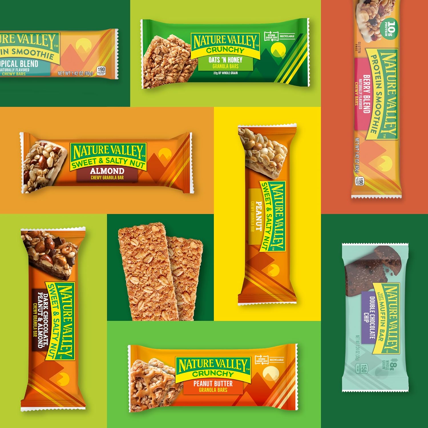 Nature Valley Crispy Creamy Wafer Bars, Strawberry, Whole Grain, 5 Bars, 6.5 oz