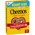 Cheerios Cereal, Limited Edition Heart Shapes, Affirmations Box, Heart Healthy, Gluten Free, Giant Size, 20 oz