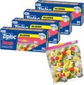 Ziploc Gallon Food Storage Slider Bags, Power Shield Technology for More Durability, 104 Bags Total