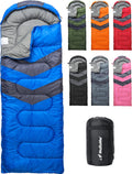 Sleeping Bag for Adults & Kids – Lightweight, Waterproof, Cold Weather Camping Sleeping Bag