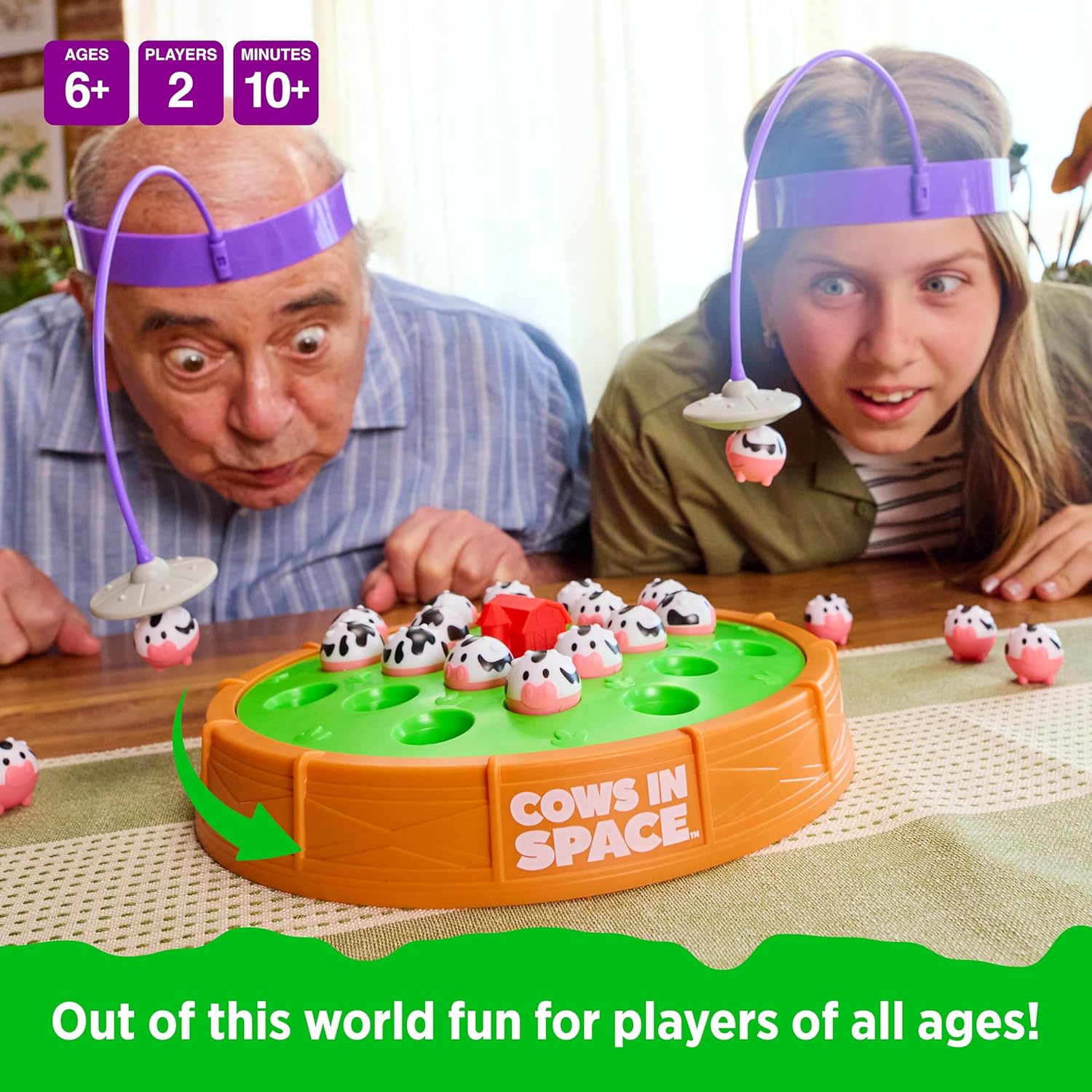 Cows in Space, 2026 Toy of The Year Finalist Game by Relatable, Hilarious Kid-Friendly Space Game, Perfect Christmas Idea