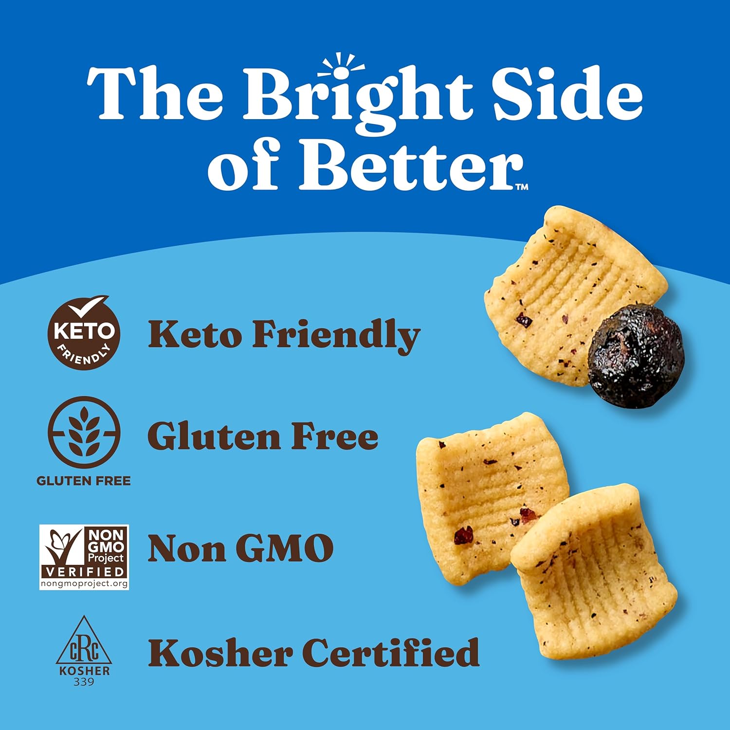 Catalina Crunch Protein Cereal - Breakfast Cereal with 10g of Protein, No Added Sugar - Gluten Free, Keto Friendly - Blueberry Muffin - 8 oz. Bag (Pack of 1)