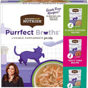 Rachael Ray Nutrish Purrfect Broths Wet Cat Food, Variety Pack, 1.4 Ounce Pouch (Pack of 24), Grain Free
