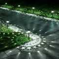 Super Bright Solar Lights Outdoor Waterproof-10 Pack, Dusk to Dawn Up to 12 Hrs Solar Powered Outdoor Pathway Garden Lights Auto On/Off, LED Landscape Lighting Decorative for Walkway Patio Yard