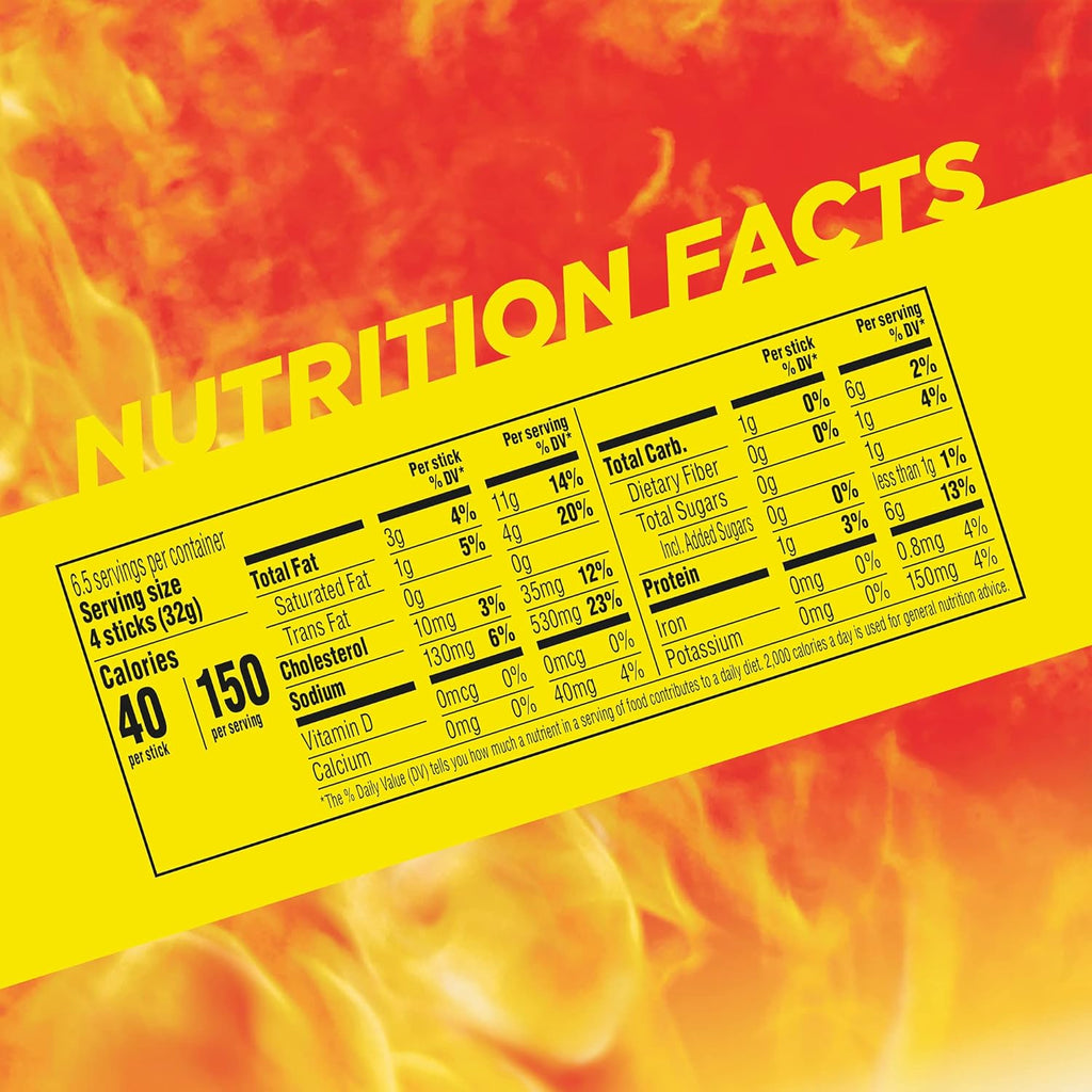 Slim Jim Smoked Meat Sticks, Original Flavor, 6g Protein Per Serving, Snack Size, 0.28 oz. (26 Count)