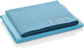 E-Cloth Microfiber Window Cleaning Cloth Kit - Glass Cleaning Cloth for Windows, Mirrors, Cars, Lenses, Eyeglasses, & More, Streak Free Clean, Machine Washable Reusable Towel - Alaskan Blue