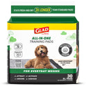 Glad for Pets Extra Large Charcoal Training Pads for Dogs and Puppies, Activated Carbon Odor Control, 6-Layer Absorbent Leak-Proof Pee Pads with Pheromone Attractant, 28 x 30 in, 30 Count
