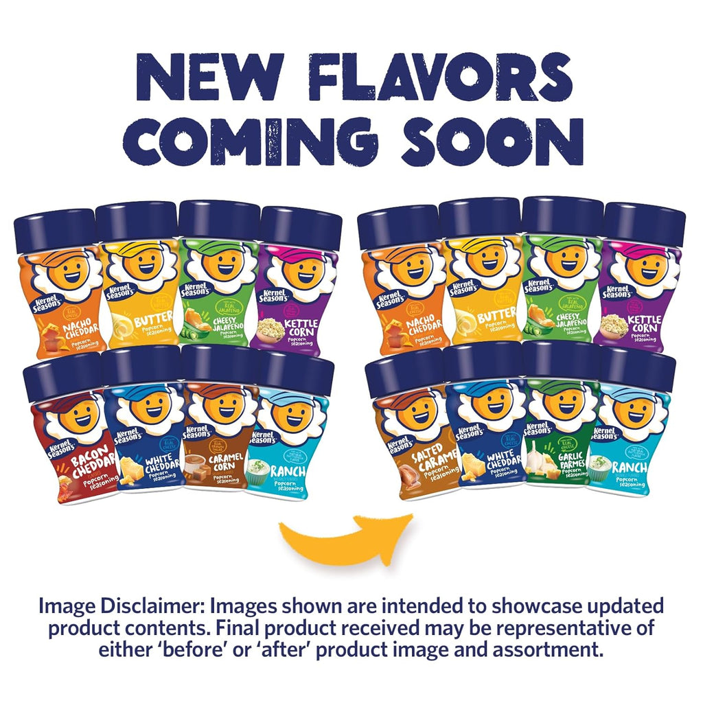 Kernel Season's Popcorn Seasoning Mini Jars Variety Pack, 0.9 Ounce (Pack of 8)