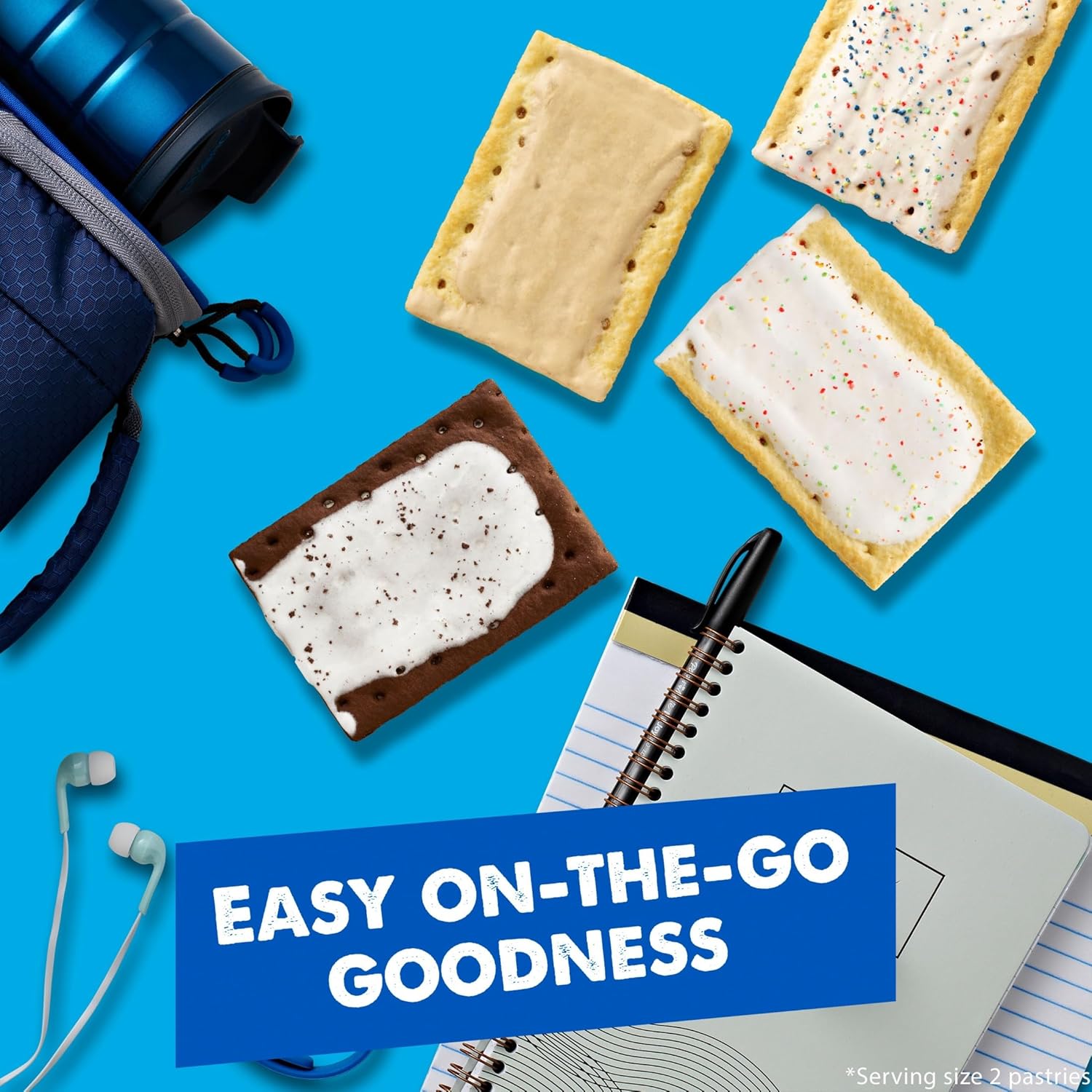 Pop-Tarts Toaster Pastries, Breakfast Foods, Kids Snacks, Variety Pack (60 Pop-Tarts)