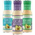 Primal Kitchen Ranch Dressing, Caesar Dressing, and Green Goddess Dressing & Marinade, Made with Avocado Oil, 8 Fluid Ounces, Variety Pack of 3