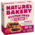 Nature’s Bakery Gluten Free Fig Bars, Raspberry, Real Fruit, Vegan, Non-GMO, Snack Bar, 1 box with 6 twin packs (6 twin packs)