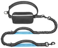 iYoShop Hands Free Dog Leash with Zipper Pouch, 120lb, Black