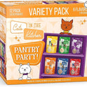 Weruva Cats in the Kitchen, Pantry Party Pouch Variety Pack in Gravy Cat Food, 3oz Pouch (Pack of 12)