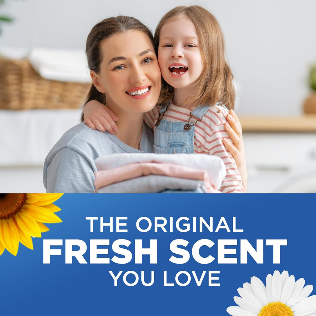 ARM & HAMMER Plus OxiClean Stain Fighters Liquid Laundry Detergent, Fresh Scent, 166.5 fl oz, 128 Loads