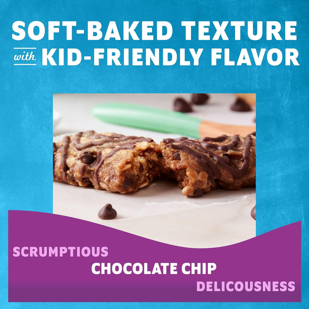 Zbar - Chocolate Chip - Soft-Baked Energy Snack Bars - Non-GMO - 12g Whole Grains - USDA Organic Granola Bars (18 Pack)