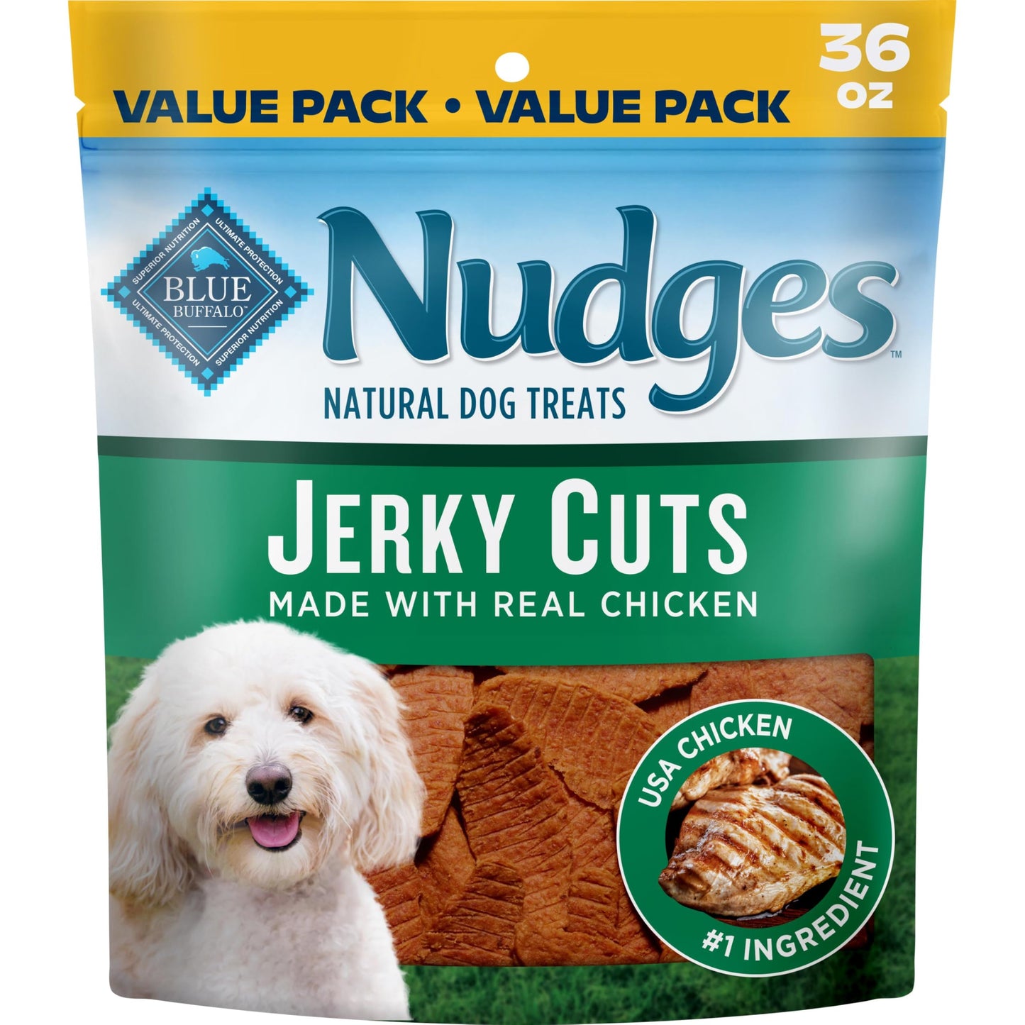 Blue Buffalo Nudges Jerky Cuts Natural Dog Treats Chicken