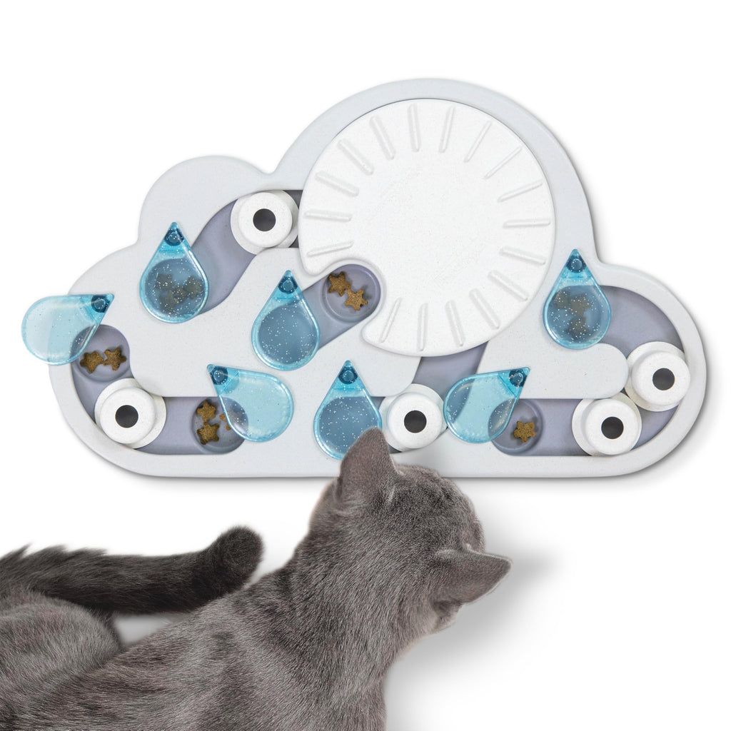 Catstages Nina Ottosson Rainy Day Puzzle & Play Cat, 13.8in