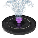 3.5W Solar Bird Bath Fountain Pump, Solar Powered Water Pump, Outdoor Water Fountain with 8-in-1 Nozzles, 4 Fixed Pipes for Hummingbirds, Garden, Pool, Pond