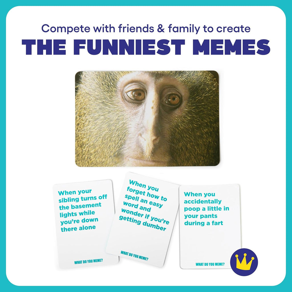 What Do You Meme?Edition by Relatable, Now with Refreshed Content, Easter Family Games for Kids and Adults, Easter Basket Gift, The TikTok Viral Sensation, Includes 300 Caption Cards, 108 Photo Cards