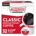 Krispy Kreme Classic, Single-Serve Keurig K-Cup Pods, Medium Roast Coffee, 32 Count