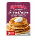 Krusteaz Sweet Cream Pancake and Waffle Mix, Light & Fluffy, 26 oz Boxes (Pack of 8)