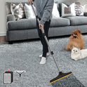 B-Land Carpet Rake for Pet Hair Removal, Reusable Pet Hair Remover with 60” Adjustable Long Handle, Carpet Scraper Broom Dog Cat Hair Remover Tool Fur Sweeper for Rugs, Mats