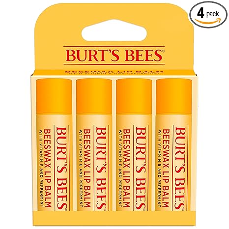 Burt's Bees 100% Natural Moisturizing Lip Balm (Original Beeswax)
