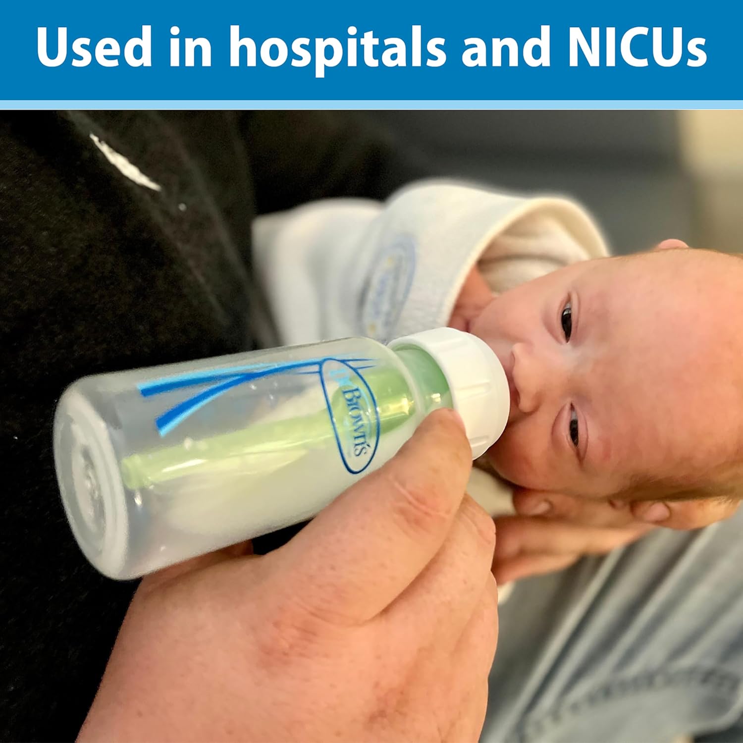 Dr. Brown's Natural Flow Baby Bottle Nipple Level T - Newborn, Slower Flow - 6pk - 0m+