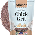 Mile Four Chick Grit for Baby Chicks - Chickens Age 0-8 Weeks, 100% Natural Mineral Chick Grit Quartzite, Poultry Grit Digestive Aid, USA Mined, 4 lbs