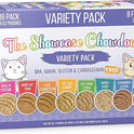 Weruva Slide N' Serve Paté Wet Cat Food, The Showcase Chowdown Variety Pack, 2.8oz Pouch, Pack of 16